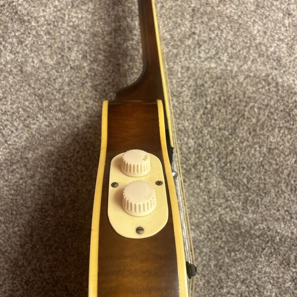 VTG 1955 Kay N-1 A Style 8-String Electric Mandolin Guitar Teardrop Sunburst - Picture 10 of 15